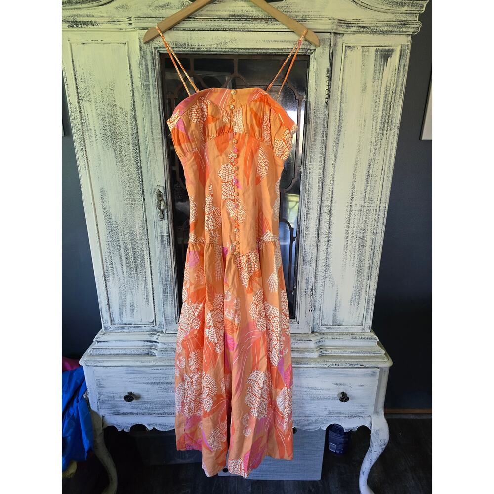 New Farm Rio Strapless Drop-Waist Maxi Dress - Small - Picture 3 of 3